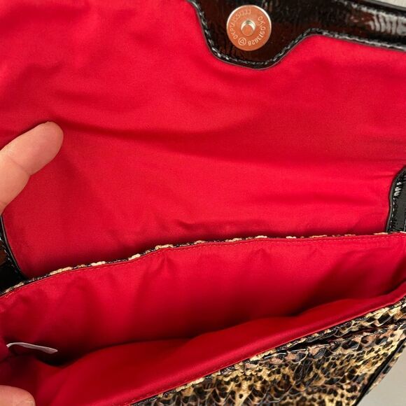 Nine West Leopard Print Crossbody Purse EUC - Picture 6 of 6